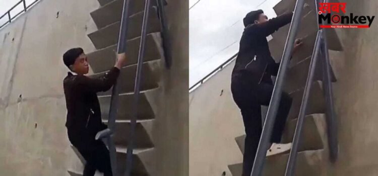 Viral Video: इस सीढ़ी का यूनिक डिजाइन देखकर हर कोई रह गया हैरान, जगह की कमी में बंदे ने बैठाया कमाल जुगाड़