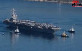 295 दिन से लगातार समंदर में तैनात, दुनिया के सबसे बड़े जंगी जहाज ने कोविड काल का रिकॉर्ड तोड़ रचा नया इतिहास