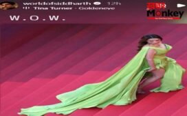 Cannes Red Carpet पर Aditi Rao Hydari को देख फिदा हुए Siddharth, तारीफ में बोले- 'WOW!'