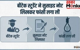 'अगले जन्म में आपका बेटा बनकर लौटूंगा', सुसाइड नोट लिख B tech स्टूडेंट ने लगा ली फांसी