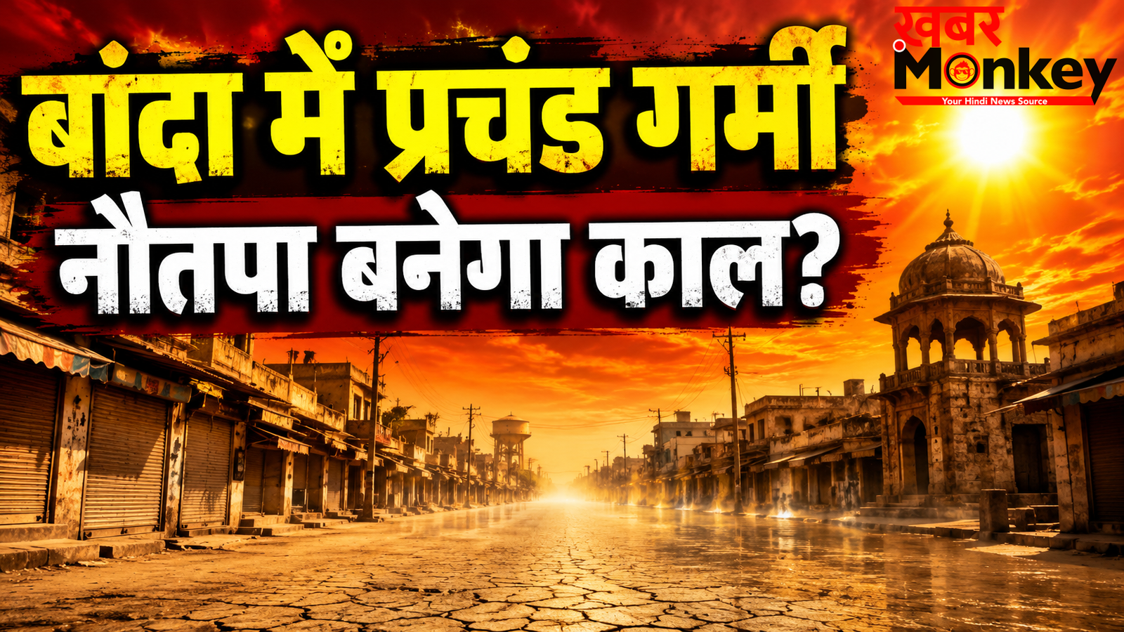48.2°C पर खौला बांदा, सुबह 9:30 बजे ही बंद होने लगे बाज़ार; 25 मई से ‘नौतपा’ बरसाएगा आग, 50°C पार जाने की दहशत