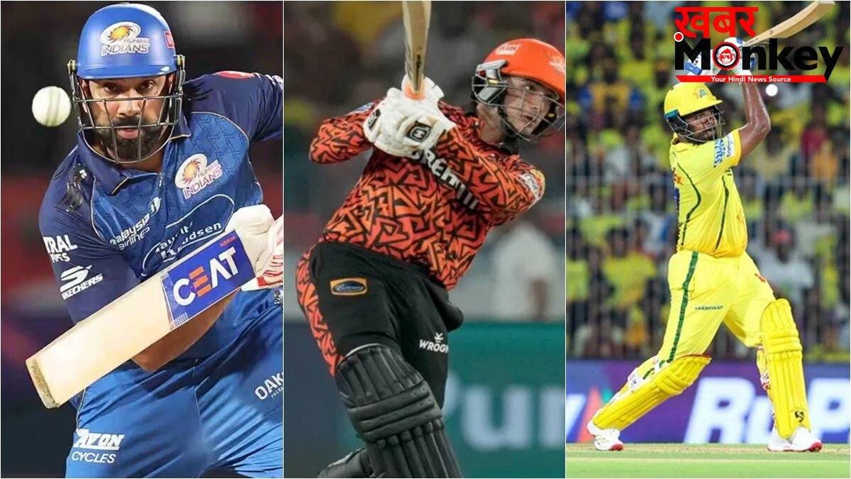 अभिषेक-संजू से पीछे रोहित पर तोड़ा रसेल-राहुल का रिकॉर्ड, IPL में 200+ चेज करते हुए सबसे ज्यादा छक्के लगाने वाले टॉप-5 बैटर