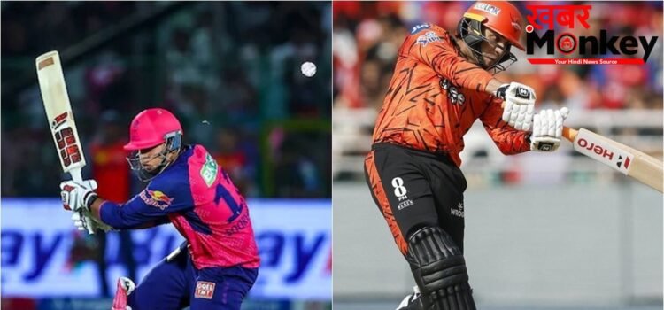 वैभव अब अभिषेक से आगे, रोहित नंबर 4; IPL में 200+ चेज करते हुए सबसे ज्यादा छक्के लगाने वाले टॉप-5 भारतीय वैभव अब अभिषेक से आगे, रोहित नंबर 4; IPL में 200+ चेज करते हुए सबसे ज्यादा छक्के लगाने वाले टॉप-5 भारतीय