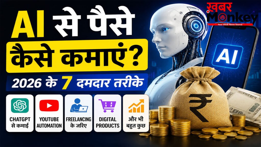 AI Se Paise Kaise Kamaye 2026 : 7 Powerful और Proven तरीके, 2026 में बंपर कमाई