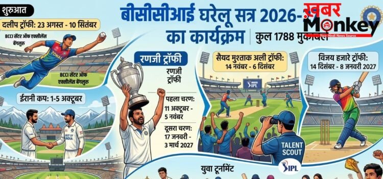 दलीप ट्रॉफी से होगी BCCI के घरेलू सत्र की शुरुआत, 11 अक्टूबर से रणजी ट्रॉफी का पहला चरण; ये है शेड्यूल दलीप ट्रॉफी से होगी BCCI के घरेलू सत्र की शुरुआत, 11 अक्टूबर से रणजी ट्रॉफी का पहला चरण; ये है शेड्यूल