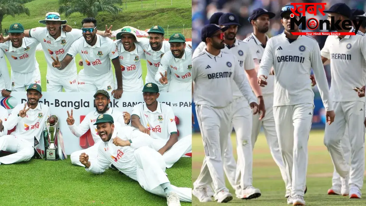 पाकिस्तान की हार से टीम इंडिया को लगा तगड़ा झटका, WTC रैंकिंग में बड़ा उलटफेर, भारत से आगे निकली बांग्लादेश