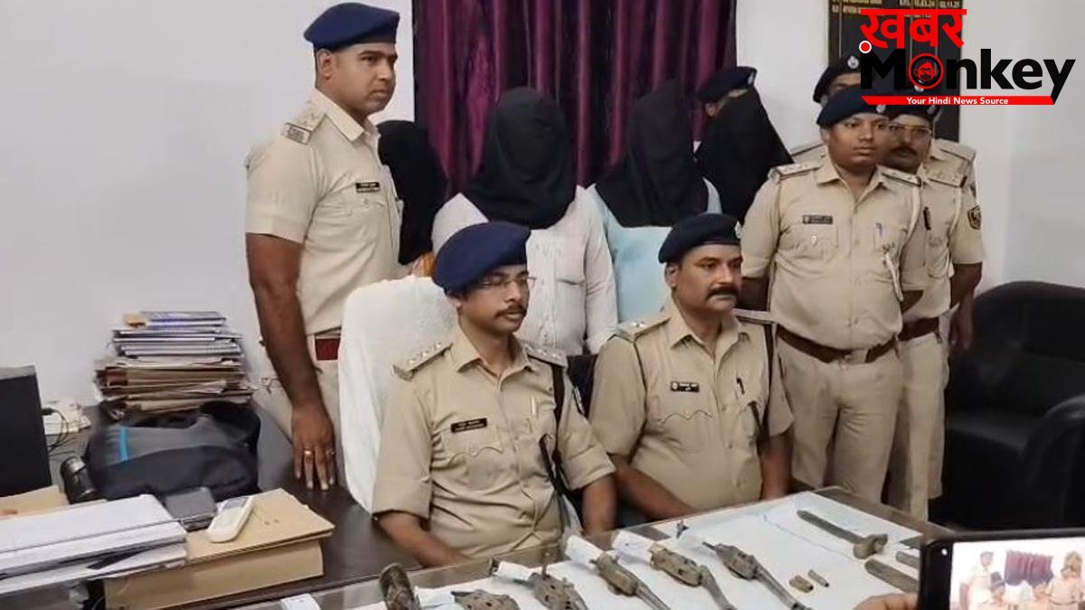 बख्तियारपुर में STF व जिला पुलिस की बड़ी कार्रवाई, अवैध मिनी गन फैक्ट्री का भंडाफोड़, 4 गिरफ्तार