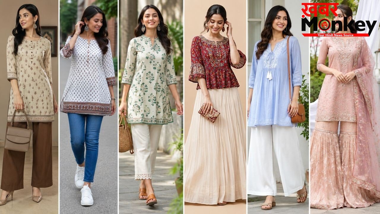 Short Kurti को मॉडर्न और स्टाइलिश लुक देन के लिए अपनाएं ये 6 तरीके