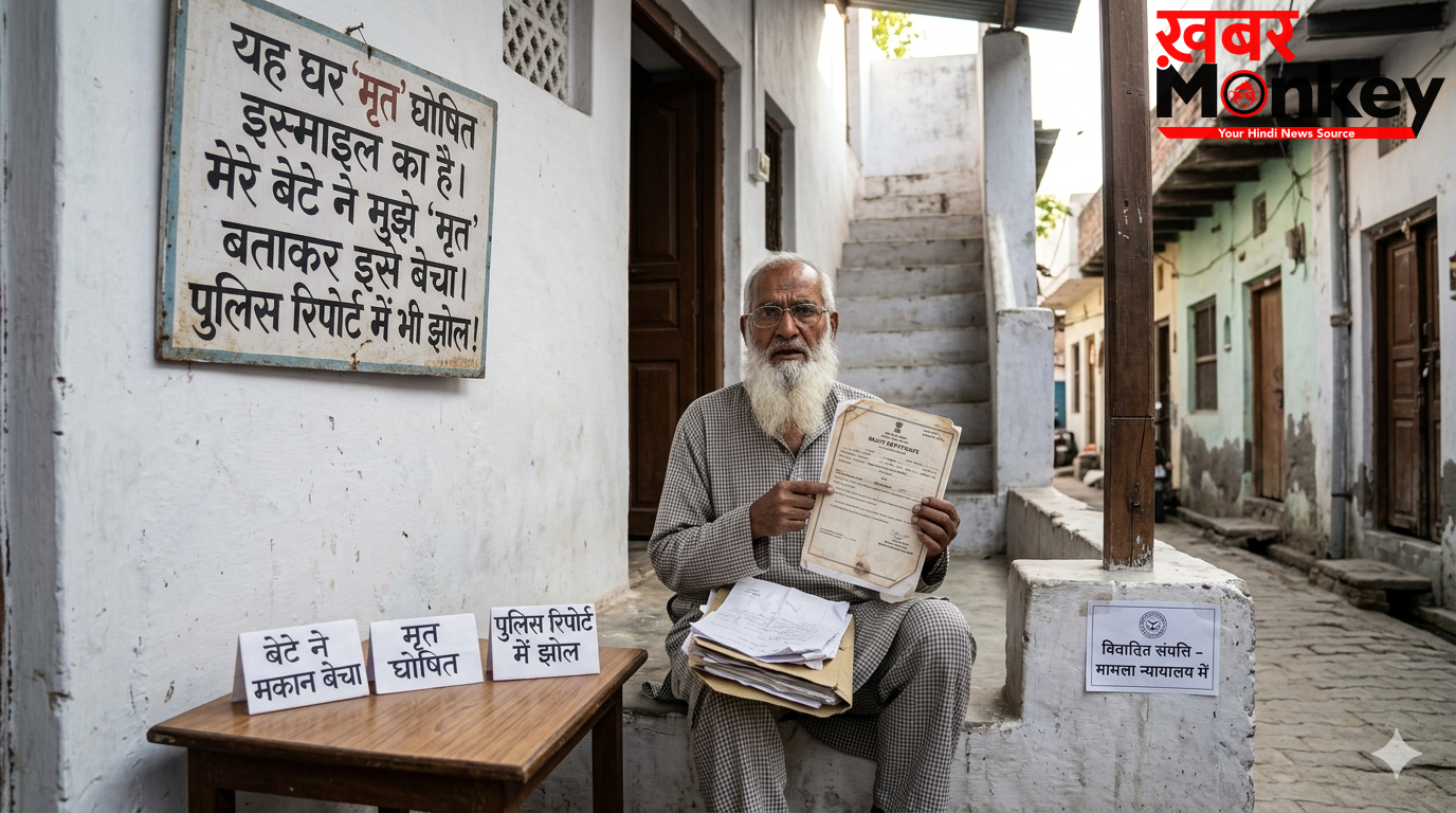 मुजफ्फरनगर में 75 वर्षीय बुजुर्ग को मृत घोषित कर बेटे ने बेच दिया मकान, पुलिस रिपोर्ट में भी हुआ झोल!