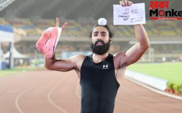 गुरिंदरवीर ने 100 मीटर रेस में रचा इतिहास, एक दिन में 3 बार टूटा नेशनल रिकॉर्ड; उसैन बोल्ट से सिर्फ 0.51 सेकंड पीछे