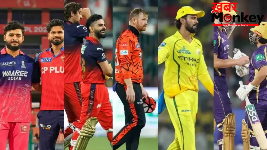 RCB समेत इन टीमों का प्लेऑफ में जगह हुई पक्की, IPL 2026 से बाहर हुईं ये 4 टीमें, यहीं खत्म हुआ सफर