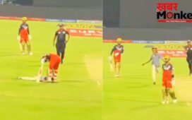 न ग्राउंड स्टाफ रोक पाए न अंपायर, Virat Kohli से मिलने के लिए फैन ने पार की सारी हदें, किंग कोहली के रिएक्शन ने लूटी महफिल