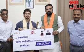 इशान किशन को IPL 2026 के बीच बिहार के सीएम सम्राट चौधरी ने किया सम्मानित, एक करोड़ रुपये का दिया इनाम
