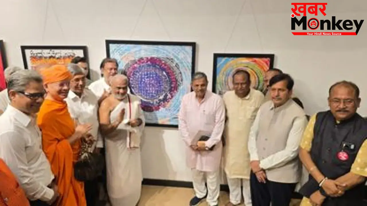 णमोकार महामंत्र से विश्व शांति का संदेश, जैन कमल की अनूठी अक्षर लिपि प्रदर्शनी का उद्घाटन