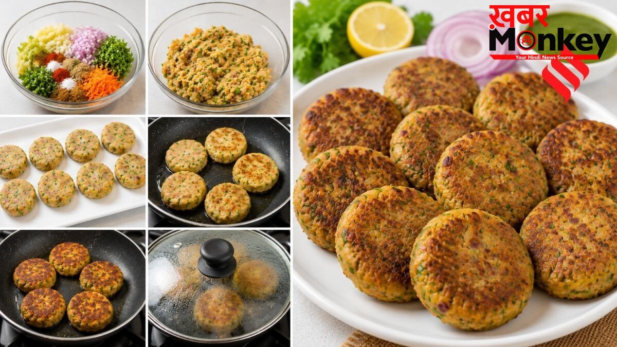अब वेज कबाब बनाना हुआ आसान, कम तेल में इस तरह बनाएं