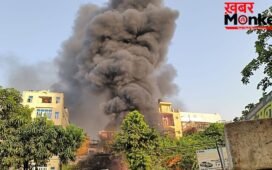 नोएडा सेक्टर 35 में लगी आग, बड़ा हादसा टला