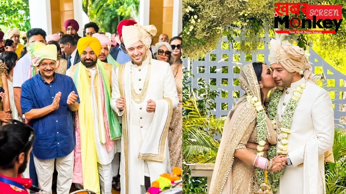 परिणीति चोपड़ा-राघव राघव चड्ढा की शादी में परिवार की तरह थे अरविंद केजरीवाल, दूल्हे को कंधे पर लाए थे मंडप