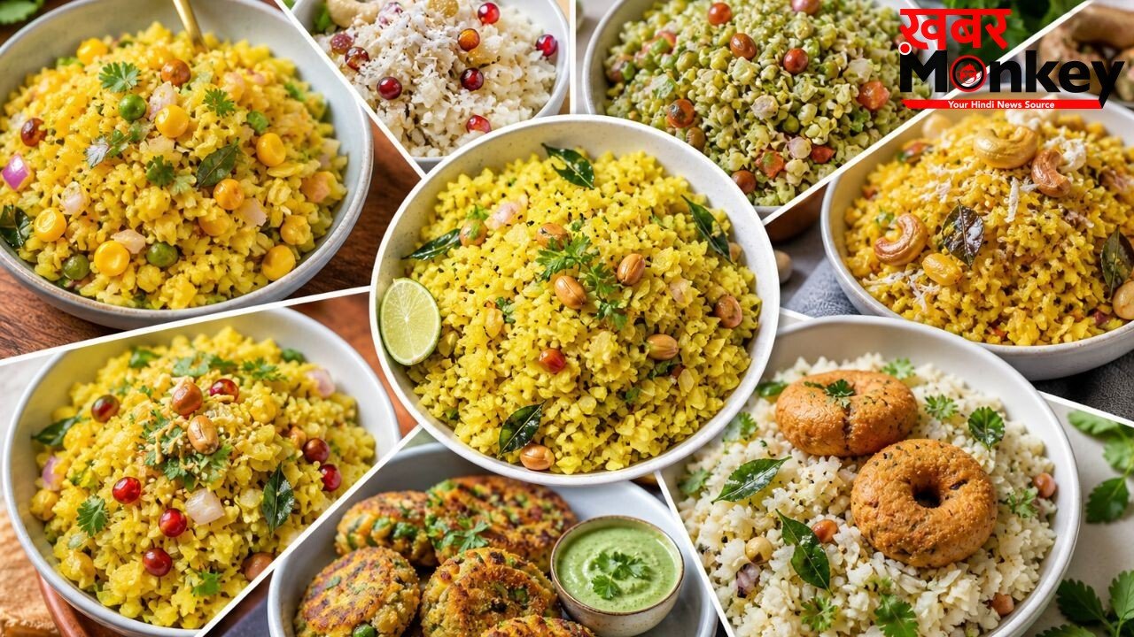 7 तरह से बनाएं नाश्ते में पोहा, हर रेसिपी का स्वाद जीत लेगा दिल, मिलेगा नया और टेस्टी ब्रेकफास्ट