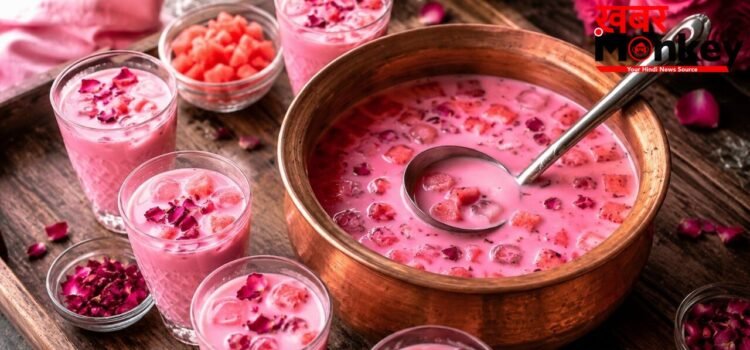गुलाब और तरबूज से बनाएं ठंडा-ठंडा Rose Milk Fruit Punch, स्वाद ऐसा कि दिल खुश हो जाए गुलाब और तरबूज से बनाएं ठंडा-ठंडा Rose Milk Fruit Punch, स्वाद ऐसा कि दिल खुश हो जाए
