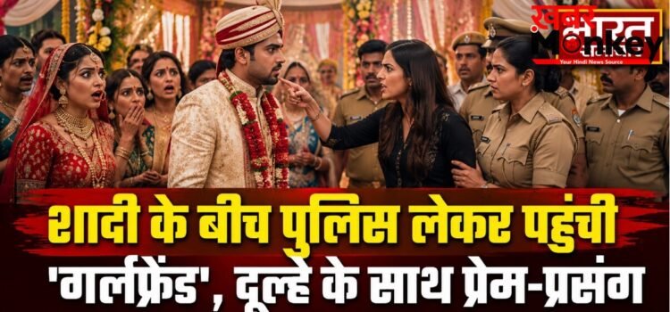 शादी के बीच पुलिस लेकर पहुंची ‘गर्लफ्रेंड’, दूल्हे के साथ प्रेम-प्रसंग का किया खुलासा शादी के बीच पुलिस लेकर पहुंची ‘गर्लफ्रेंड’, दूल्हे के साथ प्रेम-प्रसंग का किया खुलासा