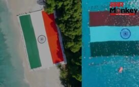 अंडमान में रचा इतिहास! समुद्र के अंदर लहराया दुनिया का सबसे बड़ा तिरंगा