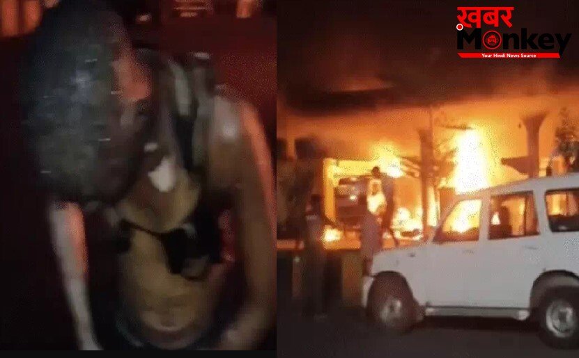 आग से उड गया पेट्रोल पंप, दूर-दूर तक लपटें, नोट बचाने के लिये युवक ने…