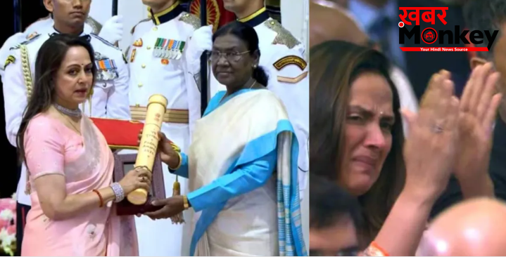 पिता धर्मेंद्र को मिला Padma Awards तो भावुक हुई बेटी अहाना, हेमा मालिनी के भी बहे निकले आंसू
