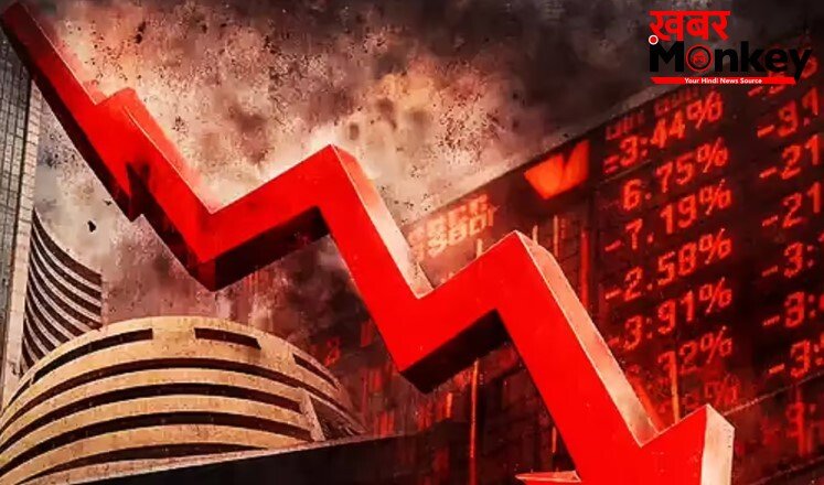 देश के शेयर बाजार में हाहाकार, सेंसेक्स 1000 अंक लुढ़का, 7 लाख करोड़ स्वाहा