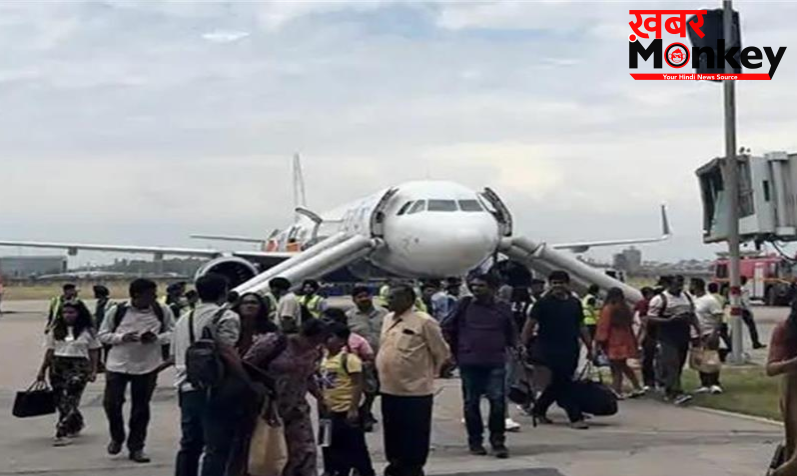 Breaking news : चंडीगढ़ में लैंडिंग के बाद अचानक फटा पावर बैंक, लग गई आग; यात्रियों की अटकी सांसें