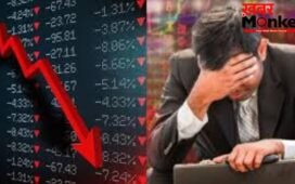 5 लाख करोड़ स्वाहा! बिकवाली से शेयर बाजार में हाहाकार, सेंसेक्स 1,092 अंक गिरा