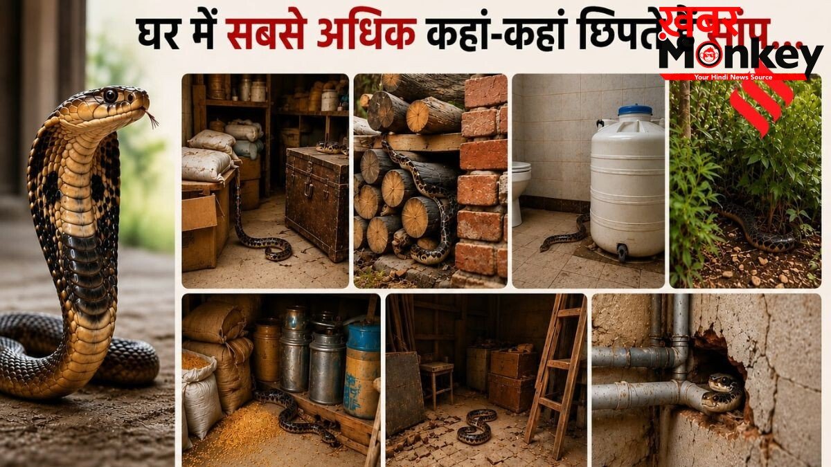 गर्मी में घर की इन 7 जगहों पर सबसे ज्यादा छिपते हैं सांप, ऐसे बरतें सावधानी
