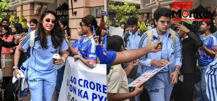 भारतीय महिला टीम इंग्लैंड रवाना, T20 World Cup 2026 मिशन के लिए तैयार हरमन एंड कंपनी भारतीय महिला टीम इंग्लैंड रवाना, T20 World Cup 2026 मिशन के लिए तैयार हरमन एंड कंपनी