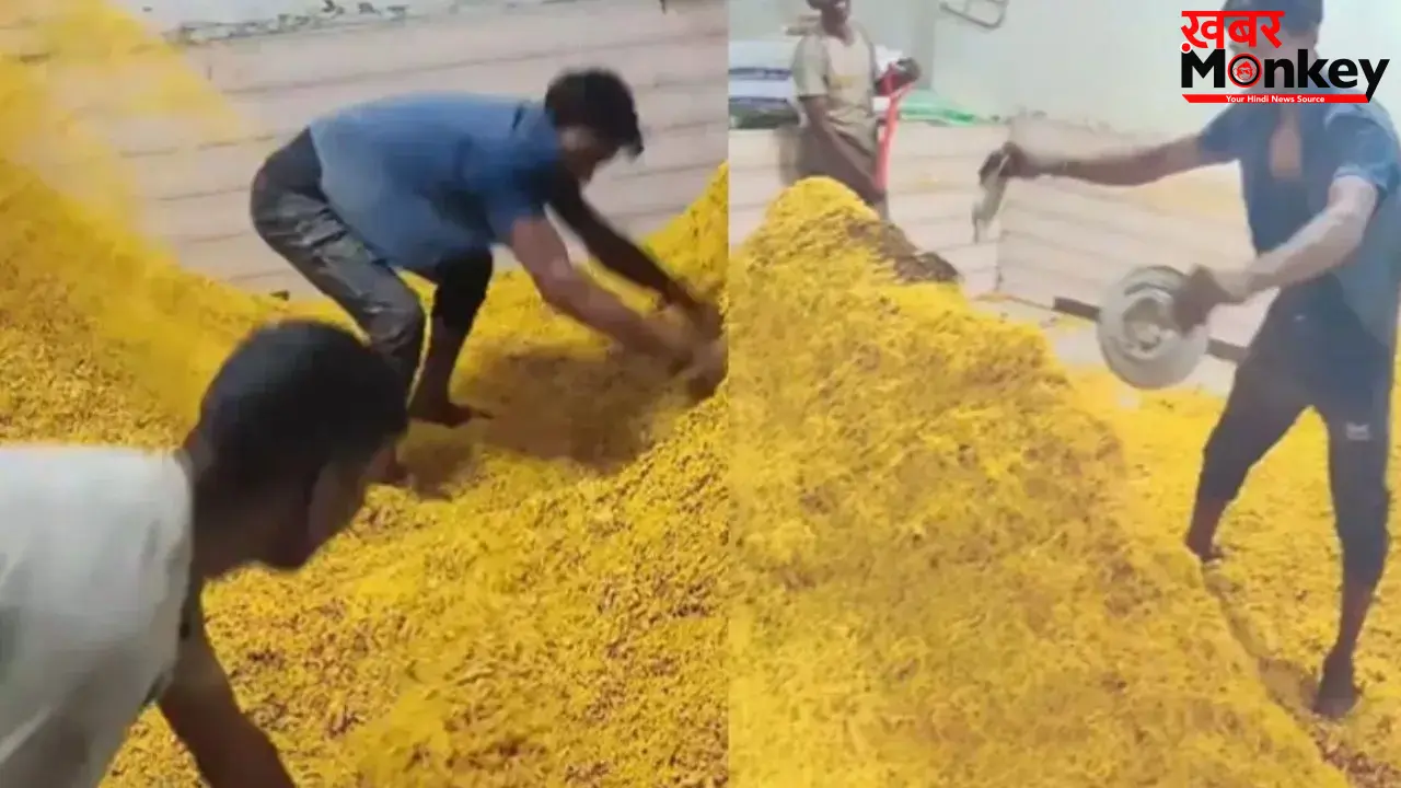 गंदगी में बन रही सेव भुजिया का वीडियो वायरल, देखकर लोगों का उठा भरोसा