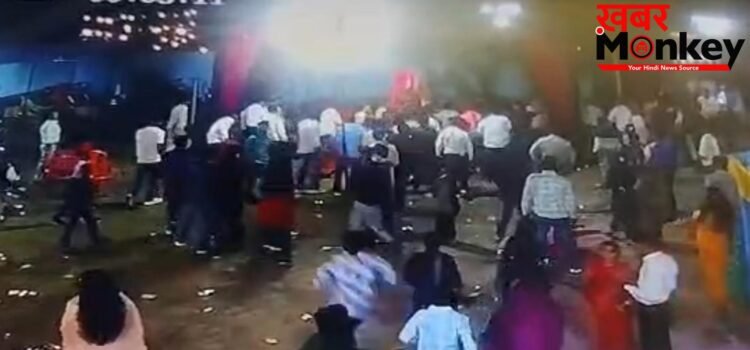शादी समारोह में शराबियों का तांडव, लाठी-डंडों लोहे की रॉड से पिटाई, CCTV में कैद
