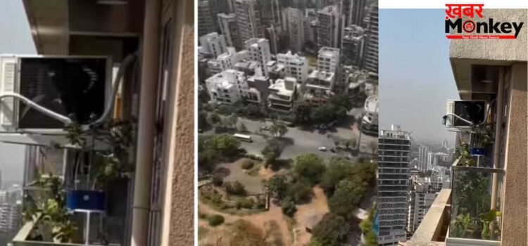 Viral Video: AC सर्विस के नाम पर मैकेनिक की जान से खिलवाड़ की सच्चाई, हाई-राइज फ्लैट्स की बड़ी लापरवाही