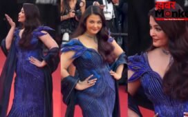 ऐश्वर्या राय का फर्स्ट लुक आया सामने, ब्लू इलैक्ट्रिक गाउन में रेड कार्पेट पर उतरीं 'कान क्वीन', देखकर चहक उठे फैन