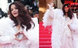 Aishwarya Rai Cannes 2026: कान्स के क्लोजिंग सेरेमनी से सामने आया ऐश्वर्या राय का नया लुक, व्हाइट पैंट सूट के साथ फेदर पल्लू में दिखाया स्टाइलिश अंदाज