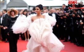 Cannes 2026 | रॉयल ब्लू गाउन में Aishwarya Rai Bachchan का जलवा! वायरल हुईं तस्वीरें, डिज़ाइनर ने बताया क्यों खास है यह 'Luminara' ऑउटफिट