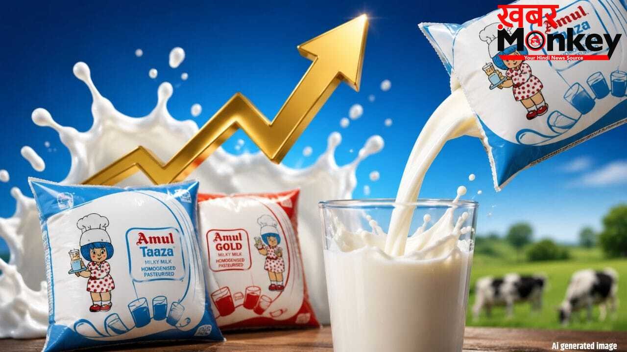 अमूल ने पूरे देश में बढ़ाए दूध के दाम, कल से इतनी बढ़ जाएगी कीमत