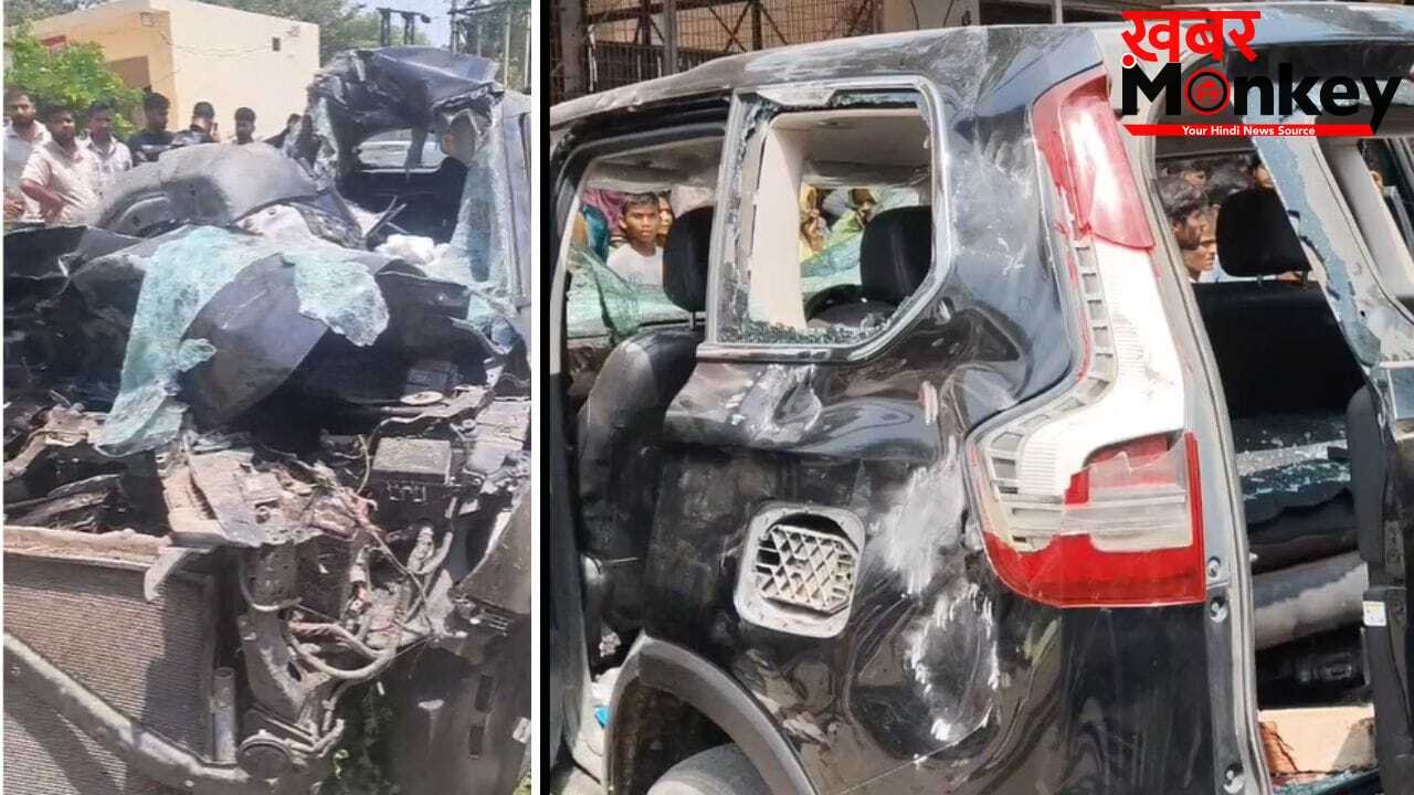 बुलंदशहर में दर्दनाक हादसा, वृंदावन जा रही स्कॉर्पियो 20 फीट गहरी खाई में गिरी; 3 दोस्तों की मौत