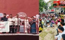 UK News: 38 घंटे से पानी की टंकी पर डटीं महिला कांग्रेस प्रदेश अध्यक्ष, नर्सिंग बेरोजगारों के समर्थन में प्रदर्शन…