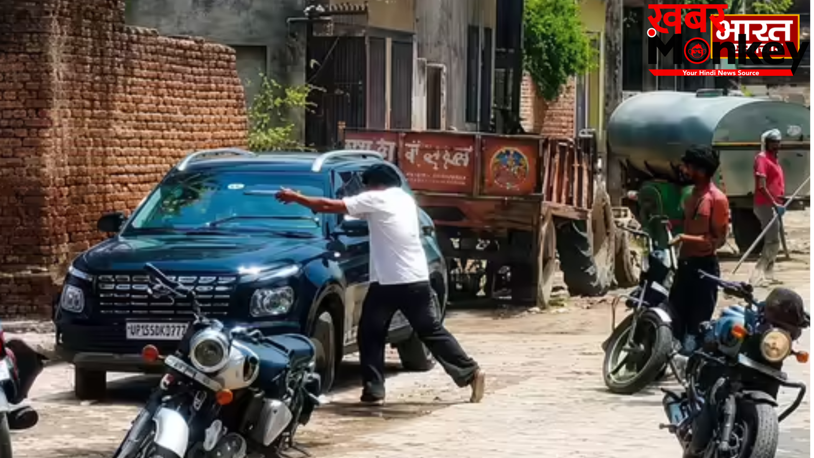 मथुरा में भंडारे को लेकर खूनी जंग, आधे घंटे तक चली गोलियां, 5 घायल