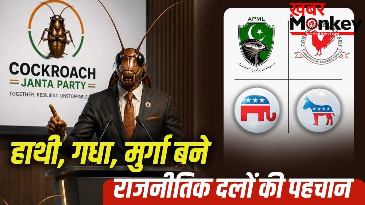 कॉकरोच जनता पार्टी छोड़िए, जानें गधे-हाथी, भालू जैसे सिम्बल वाली पार्टियों ने कैसे रचा इतिहास