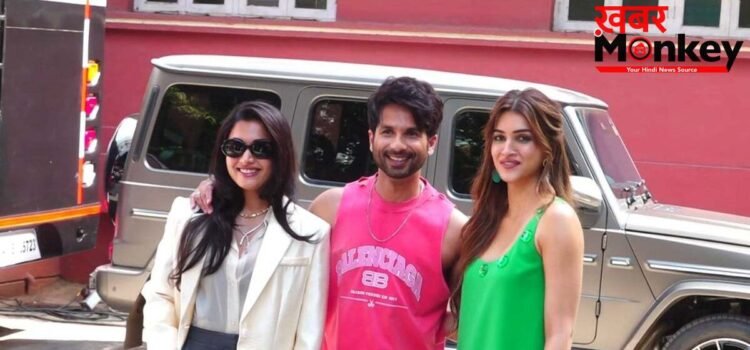 जबरदस्त केमिस्ट्री और किलर स्टाइल, Cocktail 2 के प्रमोशन में Shahid-Kriti-Rashmika ने लूटी लाइमलाइट