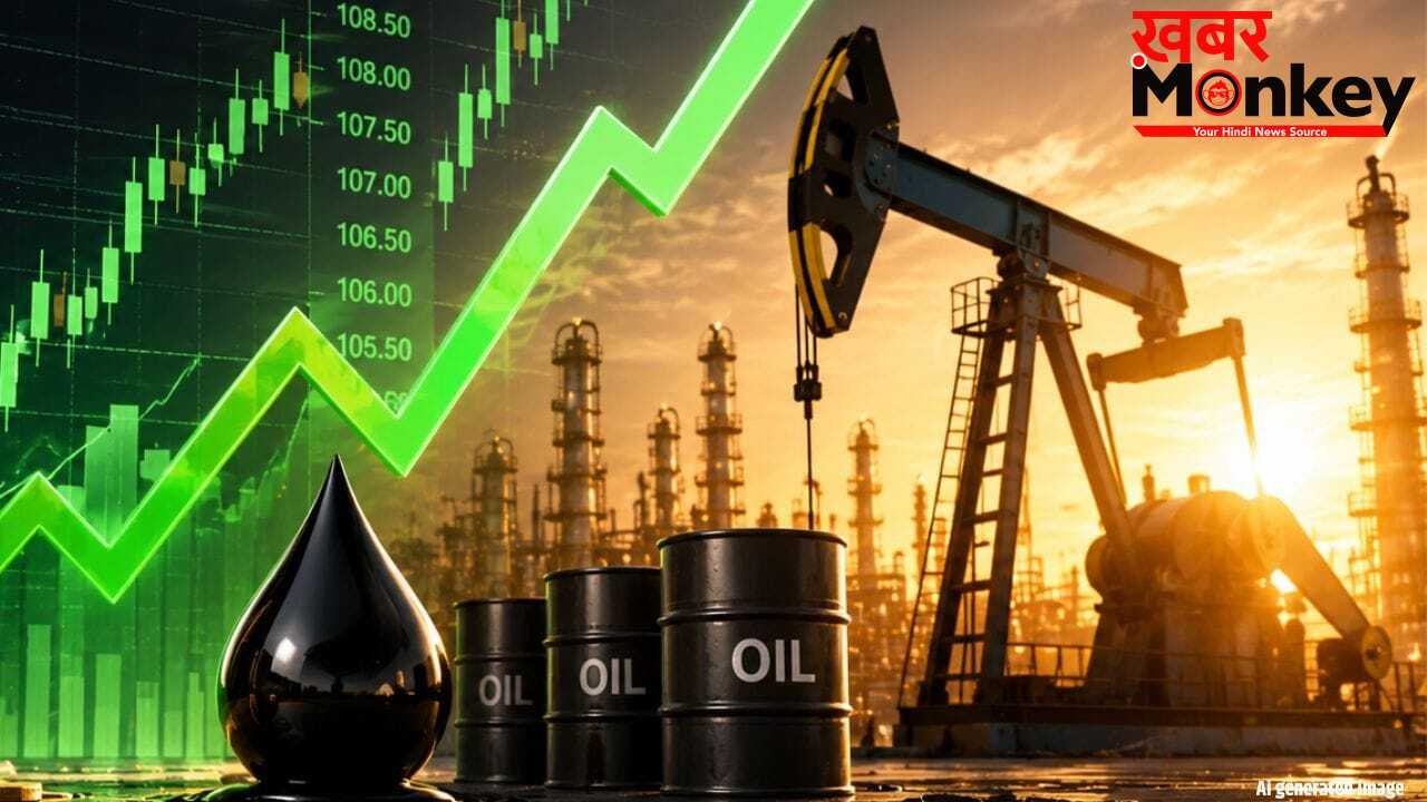 कच्चे तेल में 4% का उछाल, भाव $109 के पार, MCX पर भी चढ़ी कीमतें
