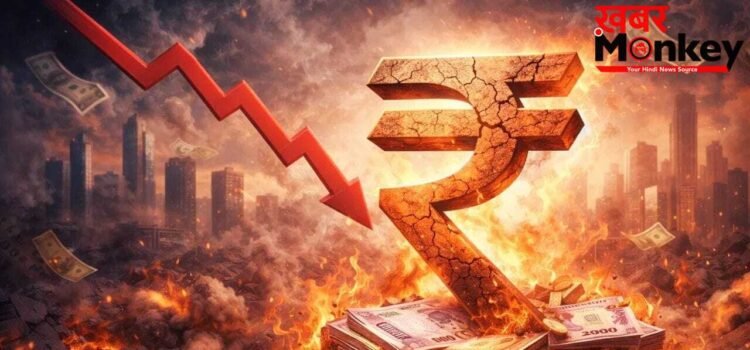 करेंसी बाजार में मचा कोहराम, डॉलर के सामने में रुपए में रिकॉर्ड गिरावट