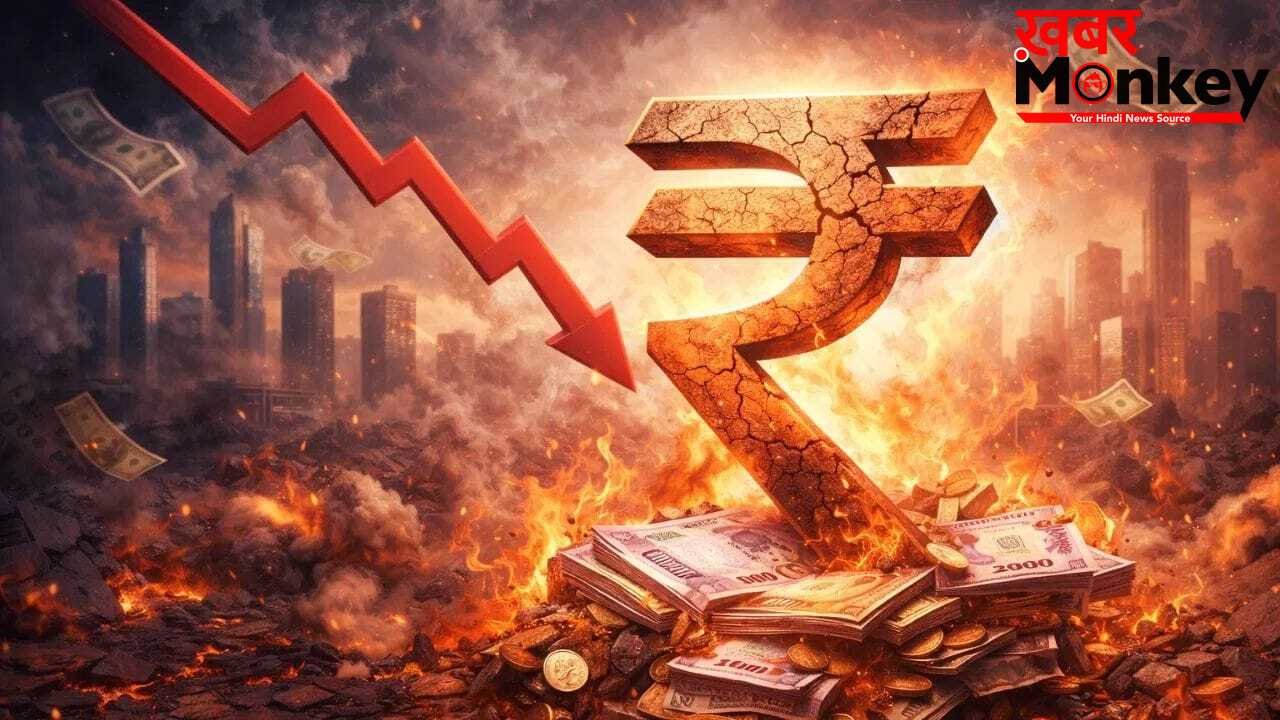 करेंसी बाजार में मचा कोहराम, डॉलर के सामने में रुपए में रिकॉर्ड गिरावट