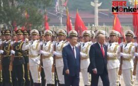 ‘ग्रेट हॉल ऑफ द पीपुल’ पहुंचने पर Donald Trump का औपचारिक स्वागत, क्या Xi Jinping के साथ ट्रेड डील पर बनेगी बात?