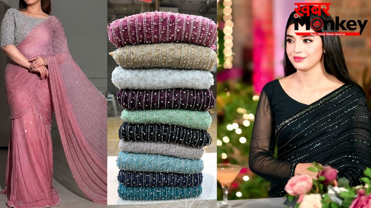 Designer Saree Look चाहिए, ऑनलाइन या बाजार से फैब्रिक खरीदकर कम खर्च में ऐसे करवाएं तैयार, हर कोई पूछेगा कहां से खरीदी