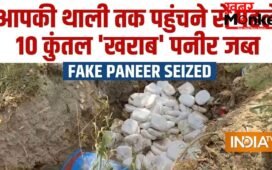 दिल्ली में घुसने से पहले पकड़ा गया 3 लाख का 10 कुंतल 'खराब' पनीर, NCR के इलाके में होना था सप्लाई